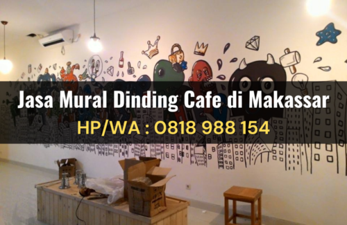 Jasa Mural Dinding Cafe di Makassar