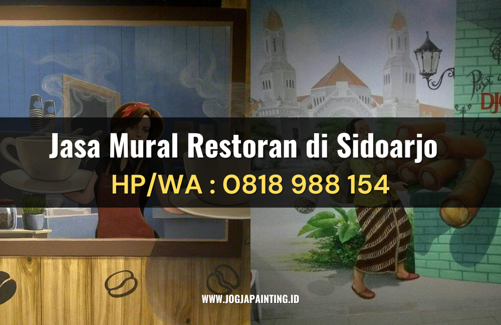 Jasa Mural Restoran di Sidoarjo