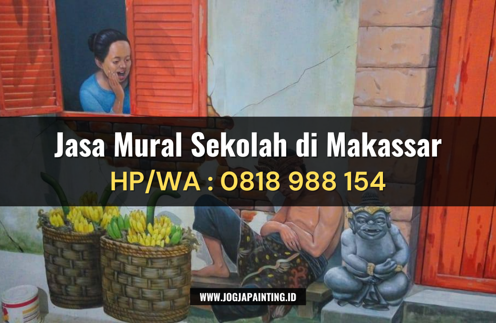 Jasa Mural Sekolah di Makassar