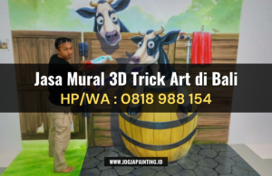 Jasa Mural 3D Trick Art di Bali