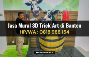 Jasa Mural 3D Trick Art di Banten