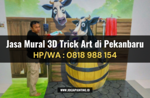 Jasa Mural 3D Trick Art di Pekanbaru