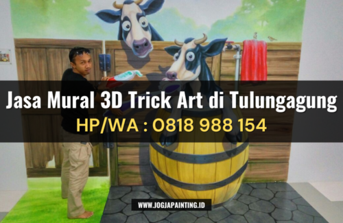 Jasa Mural 3D Trick Art di Tulungagung