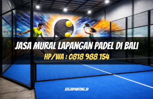 Jasa Mural Lapangan Padel di Bali