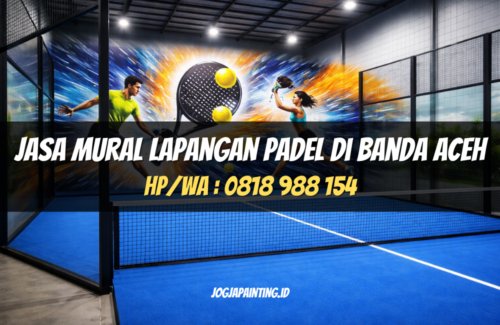 Jasa Mural Lapangan Padel di Banda Aceh