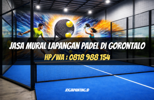 Jasa Mural Lapangan Padel di Gorontalo