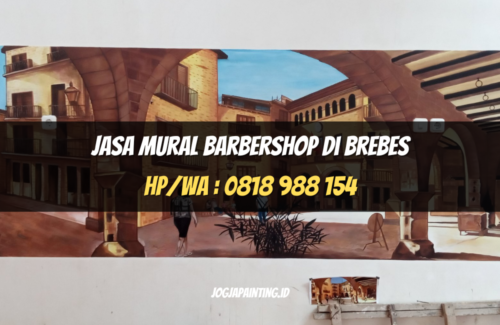 Jasa Mural Barbershop di Brebes