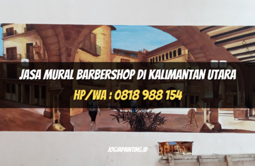 Jasa Mural Barbershop di Kalimantan Utara
