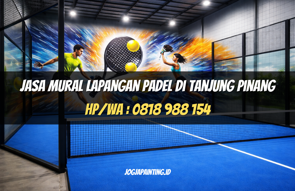 Jasa Mural Lapangan Padel di Tanjung Pinang